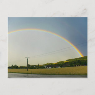 Carte Postale Le bureau de cieux d'arc-en-ciel personnalisent