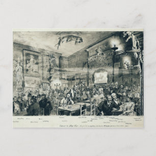 Carte Postale Le Cabaret du Conversation Noir, 1886