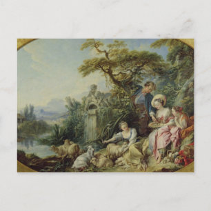 Carte Postale Le cadeau du berger ou, Le nid