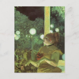 Carte Postale Le Café Concert d'Edgar Degas, Art Vintage
