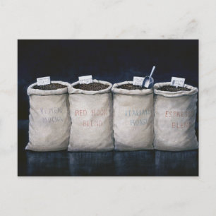 Carte Postale Le café renvoie 1990