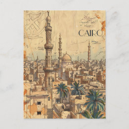 Carte Postale Le Caire Egypte