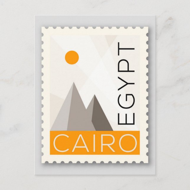 Carte Postale Le Caire Égypte (Devant)