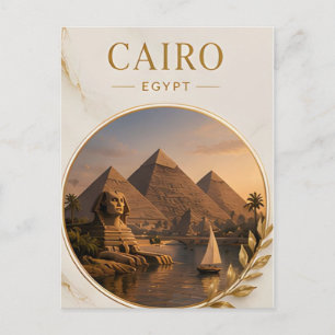 Carte Postale Le Caire Égypte Anciennes Pyramides & Patrimoine d