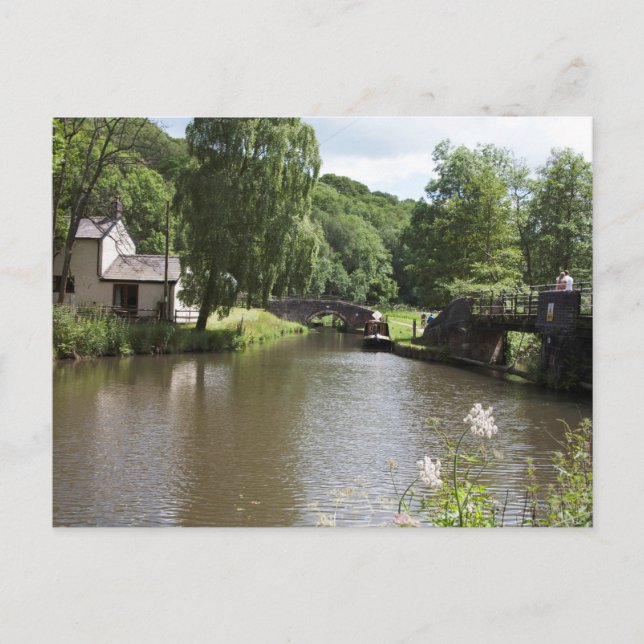 Carte Postale Le Caldon Canal Consall Staffordshire (Devant)