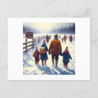 Carte Postale Le Canada fort et libre,