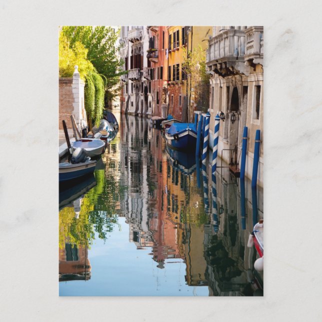 Carte Postale Le canal du matin (Devant)