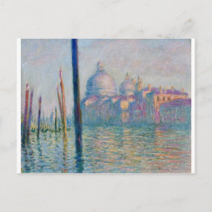 Carte Postale Le canal grand à Venise 01 par Claude Monet