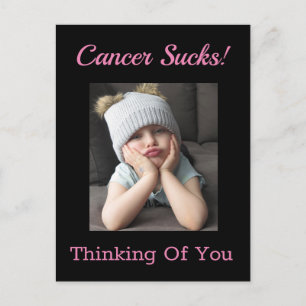 Carte Postale Le cancer c'est nul ! Pensée pour toi drôle grinch