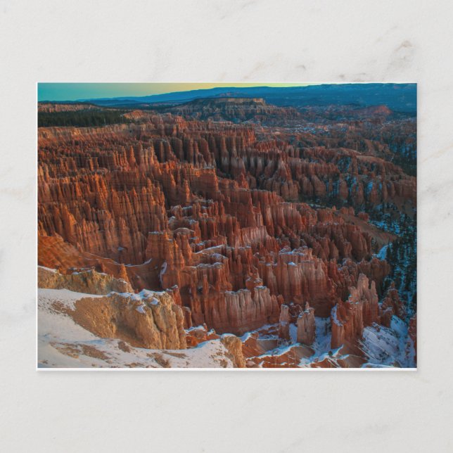 Carte Postale Le canyon de Bryce (Devant)