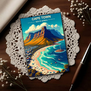 Carte Postale Le Cap - Afrique du Sud Voyage Rétro