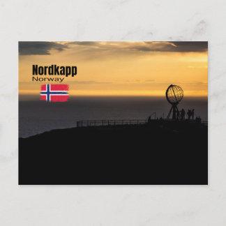 Carte Postale Le cap Nord magique
