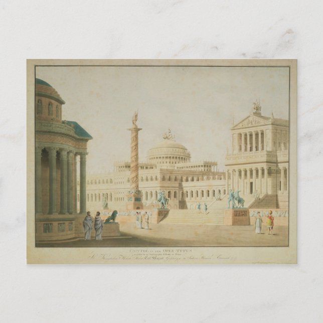 Carte Postale Le Capitol, le design de "Titus" (Devant)