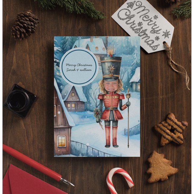 Carte Postale Le Casse-Noisette "remplace le visage" Noël (Créateur téléchargé)