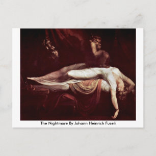 Carte Postale Le Cauchemar De Johann Heinrich Fuseli