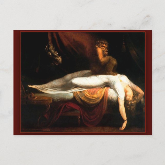 Carte Postale Le cauchemar de John Henry Fuseli (Devant)