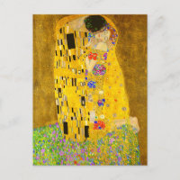 Le célèbre tableau de Gustav Klimt, The Kiss.