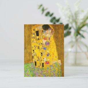 Carte Postale Le célèbre tableau de Gustav Klimt, The Kiss.