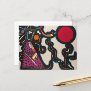 Carte Postale Le cercle rouge par Wassily Kandinsky