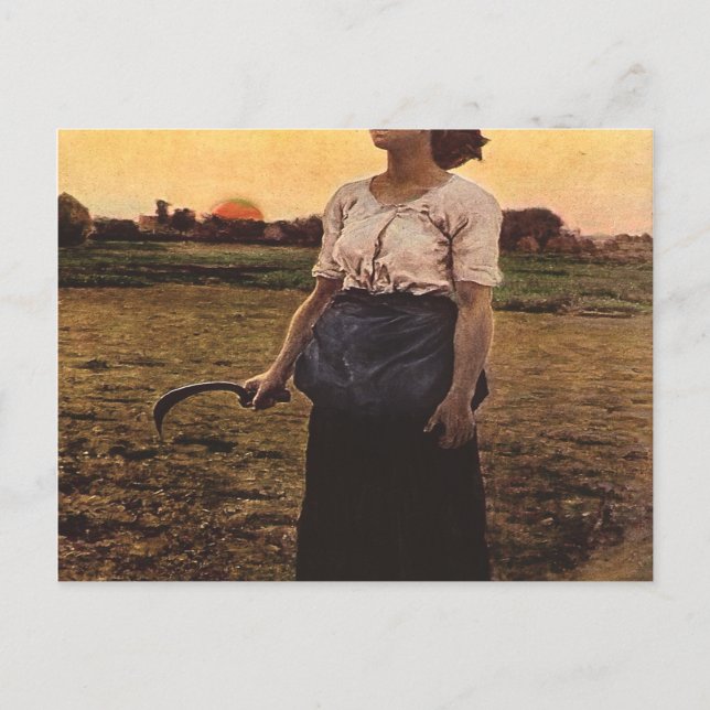 Carte Postale Le Chant De L'Arche De Jules Breton (Devant)