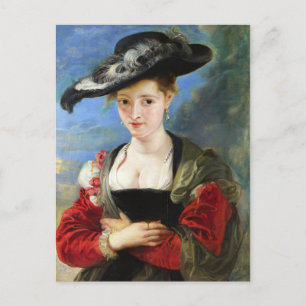 Carte Postale Le Chapeau de Paille chef-d'œuvre de Pierre Paul R
