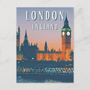 Carte Postale Le charme britannique de Londres