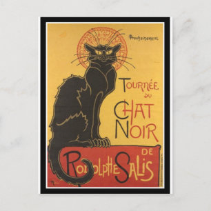 CARTE POSTALE LE CHAT NOIR PRINT