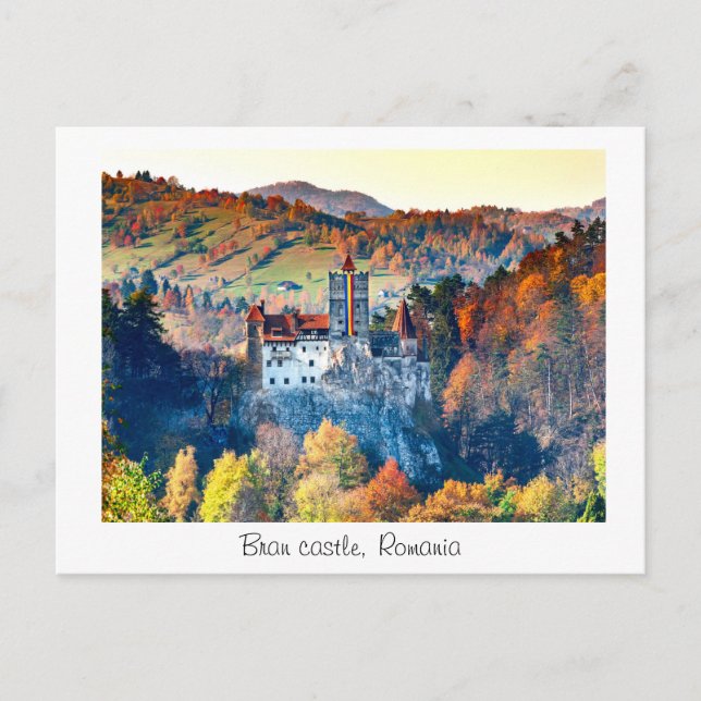 Carte Postale Le château de Bran (Devant)