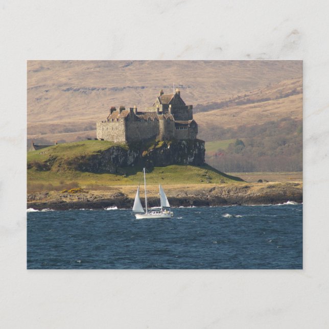 Carte Postale Le château de Duart en Ecosse (Devant)