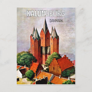 Carte Postale Le château de Kalundborg, Danemark. Affiche de voy