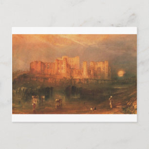 Carte Postale Le château de Kenilworth par William Turner