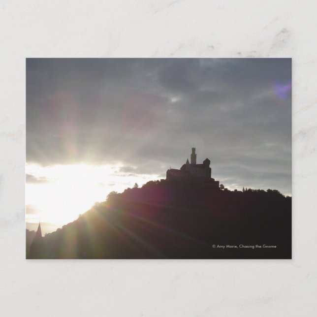 Carte Postale Le château de Marksburg (Devant)