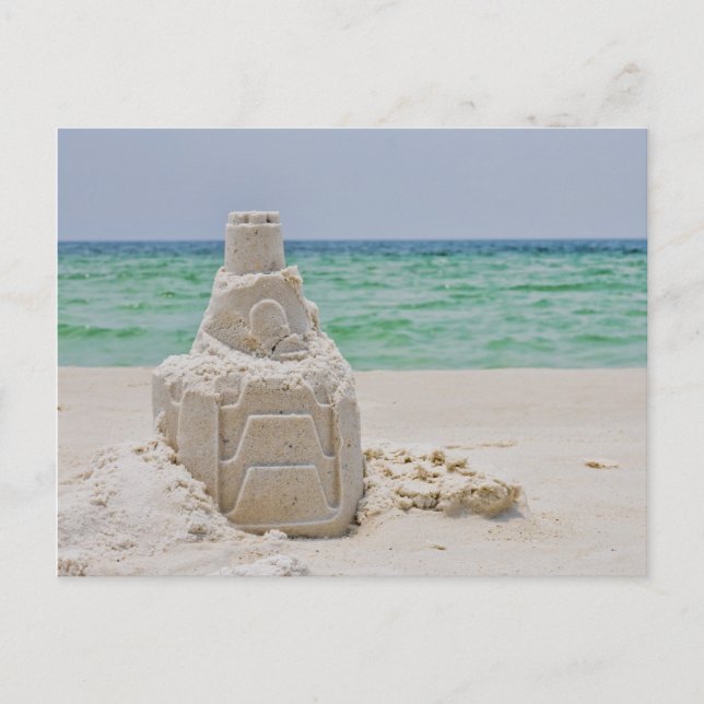Carte Postale Le château de sable de Floride (Devant)