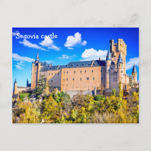 Carte Postale Le château de Segovia