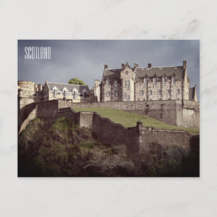 Carte Postale le château d'edinburgh écossaise