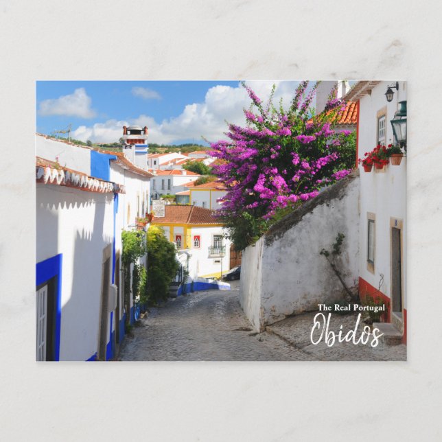 Carte Postale Le Château d'Obidos-Le Véritable Portugal (Devant)
