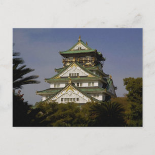 Carte Postale Le château d'Osaka