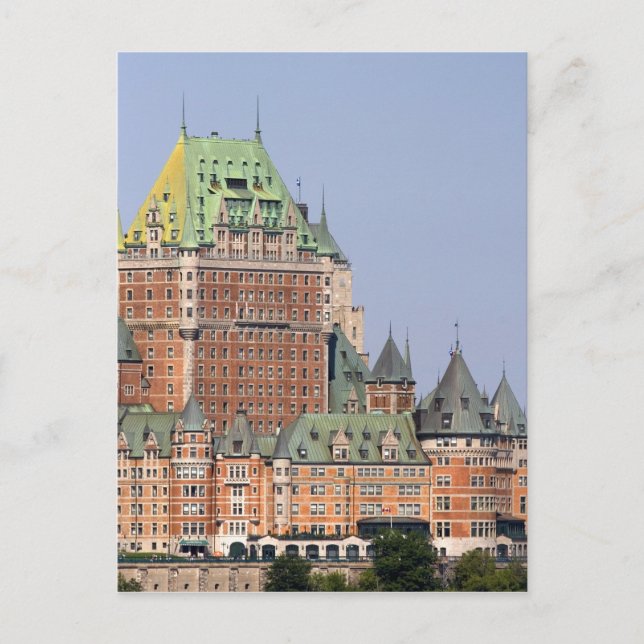 Carte Postale Le Château Frontenac à Québec, Canada. (Devant)