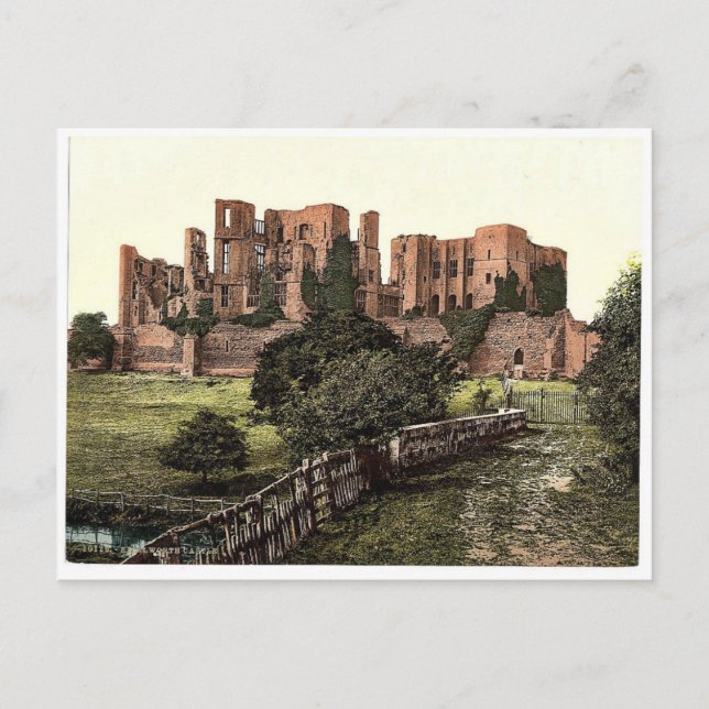 Carte Postale Le château, Kenilworth, Angleterre rare Photochrom (Devant)