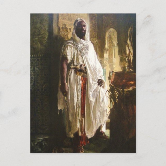 Carte Postale Le chef maure (Devant)