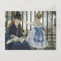 Le Chemin de fer - Manet Impressionniste Peinture