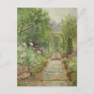 Carte Postale Le chemin du jardin
