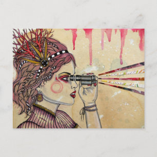 Carte Postale Le chercheur