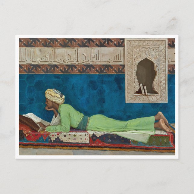 Carte Postale Le chercheur par Osman Hamdi Bey (Devant)