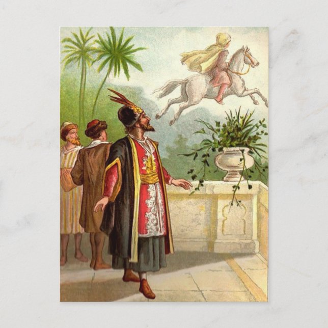 Carte Postale Le Cheval enchanté Le Conte de Scheherazade (Devant)