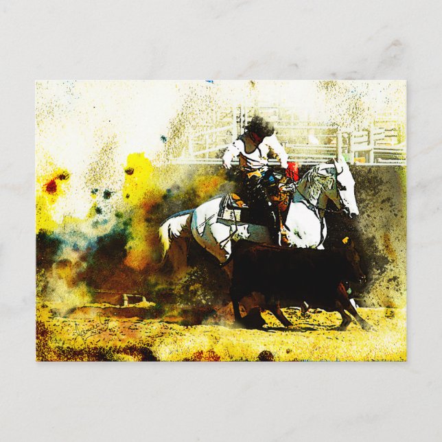 Carte Postale Le chevalier arabe en service (Devant)