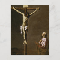 Le Christ crucifié avec un peintre