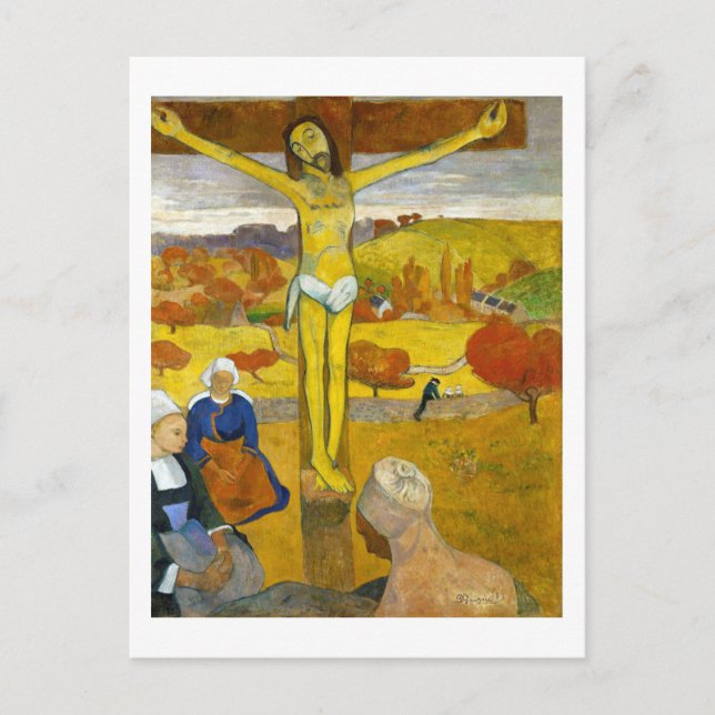 Carte Postale Le Christ Jaune, Gauguin (Devant)