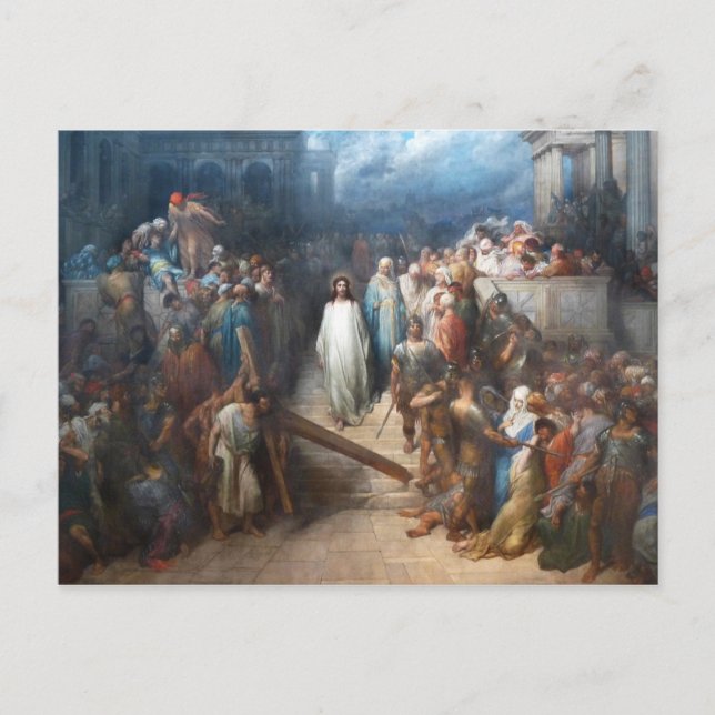 Carte Postale Le Christ quitte le prétorium (Devant)