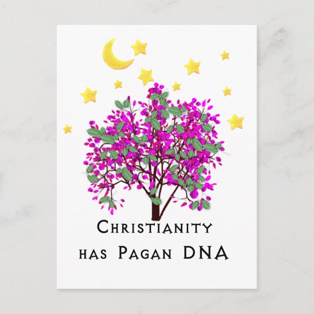 Carte Postale Le christianisme a l'ADN païen (Devant)